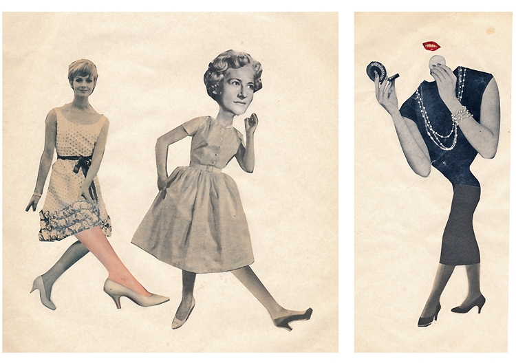 Valentine Hebert - collages
