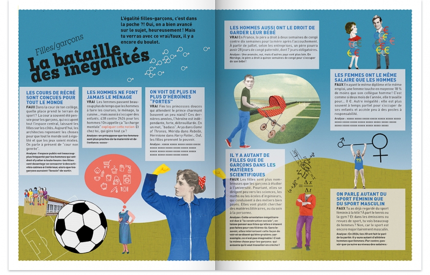 Le monde des ados - illustrations