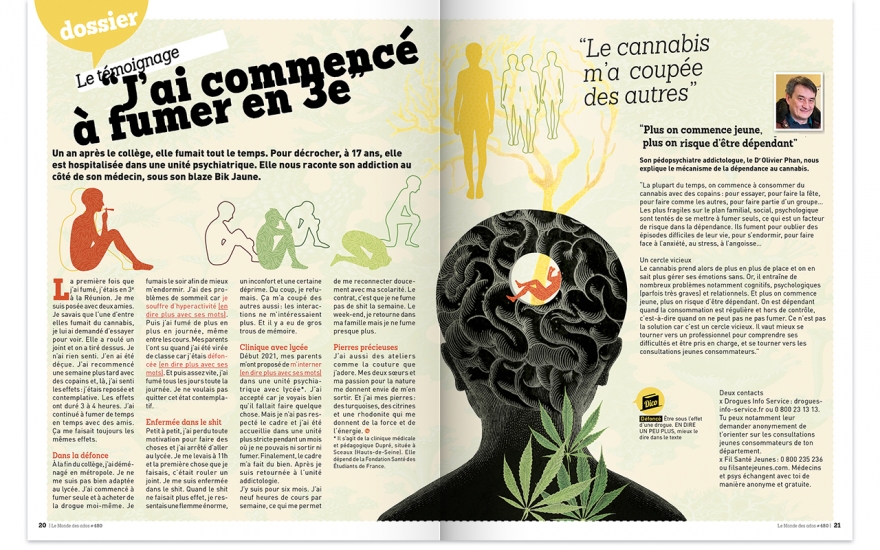 Le monde des ados - illustrations